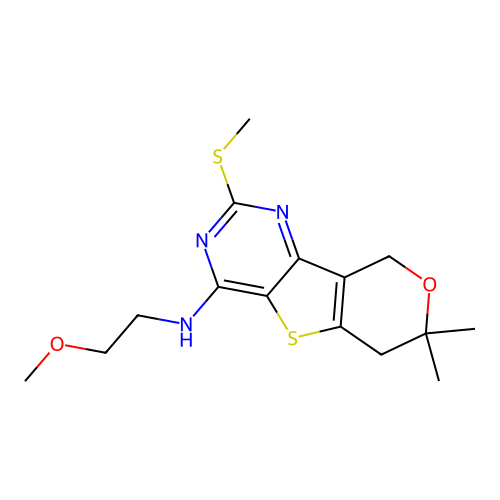 C15H21N3O2S2 structure