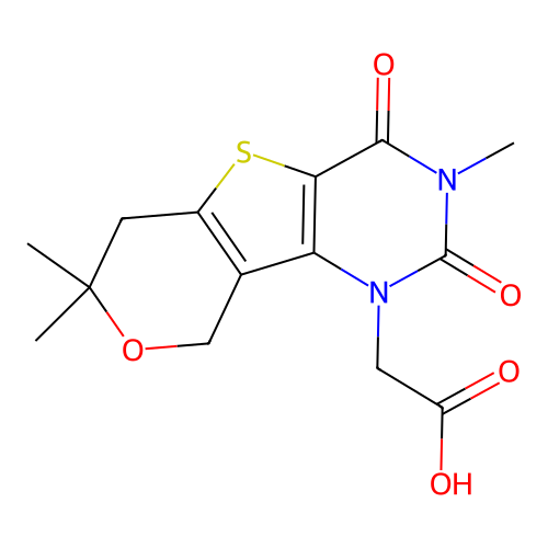 C14H16N2O5S structure