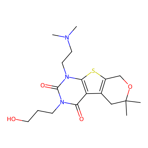 C18H27N3O4S structure