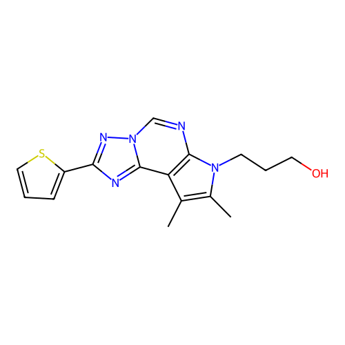 C16H17N5OS structure