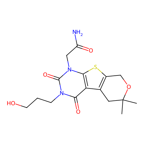 C16H21N3O5S structure