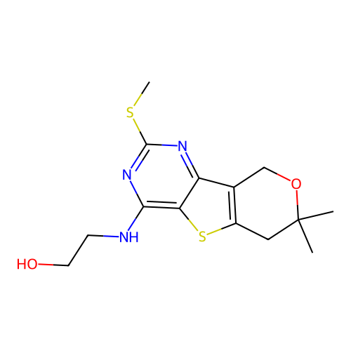 C14H19N3O2S2 structure