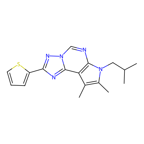 C17H19N5S structure