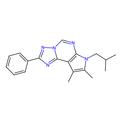 C19H21N5 structure