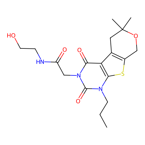 C18H25N3O5S structure