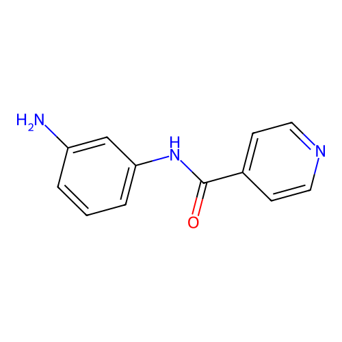N-(3-aminophenyl)pyridine-4-carboxamide structure