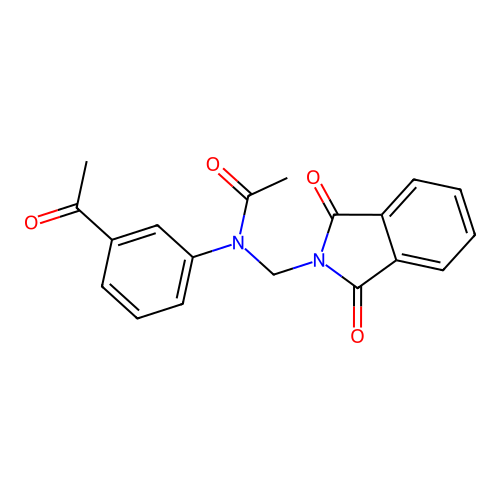 N-(3-Acetylphenyl)-N-[(1,3-dihydro-1,3-dioxo-2H-isoindol-2-yl)methyl]acetamide structure