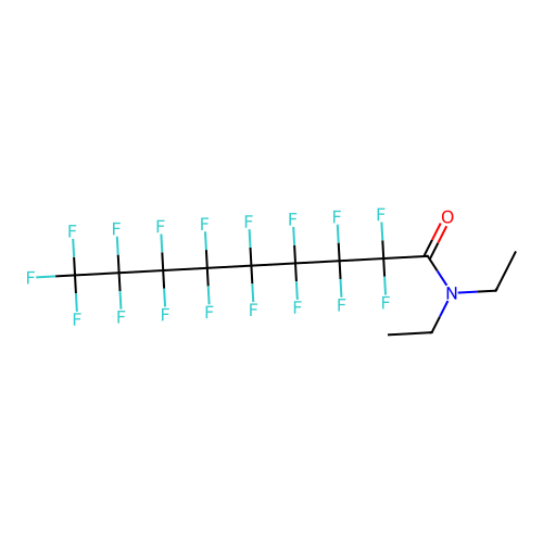 N,N-Diethyl-2,2,3,3,4,4,5,5,6,6,7,7,8,8,9,9,9-heptadecafluorononanamide structure