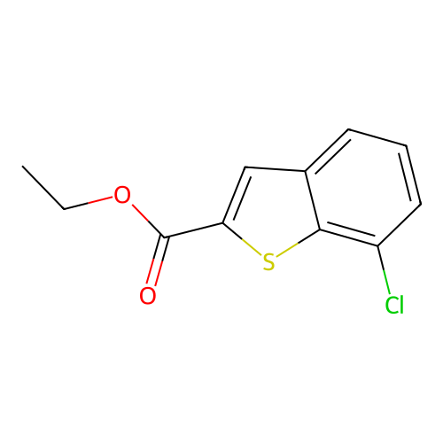 Ethyl 7-chlorobenzo[b]thiophene-2-carboxylate structure