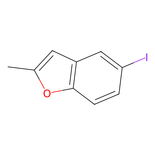 5-Iodo-2-methylbenzofuran structure