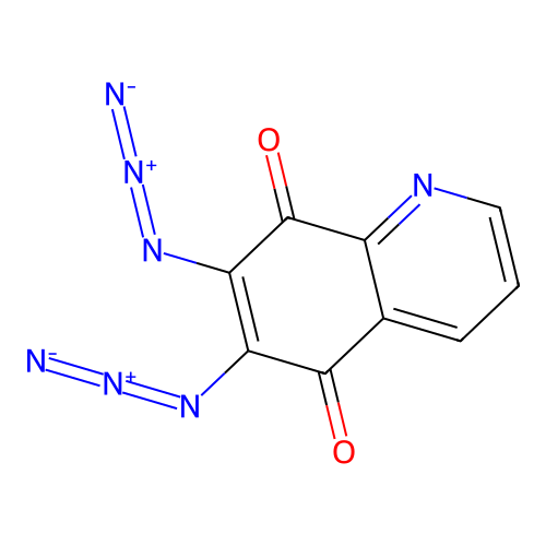 6,7-Diazidoquinoline-5,8-dione structure