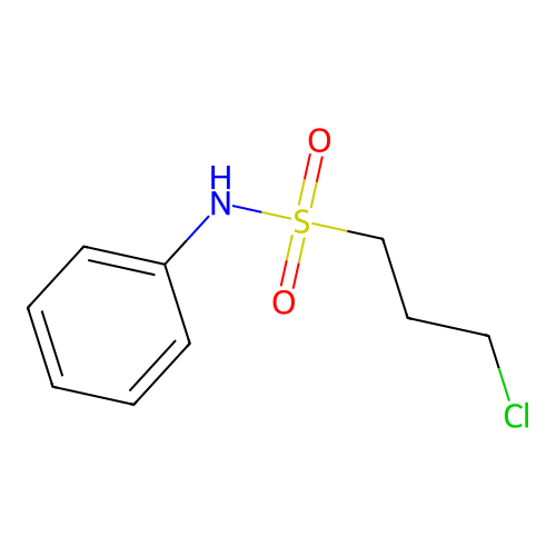 N-phenyl-3-chloropropylsulfonamide structure