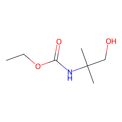 乙基N-(1-羟基-2-甲基丙-2-基)氨基甲酸酯 structure