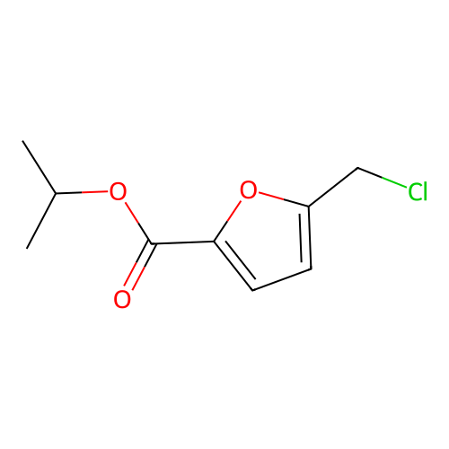 Propan-2-yl 5-(chloromethyl)furan-2-carboxylate structure