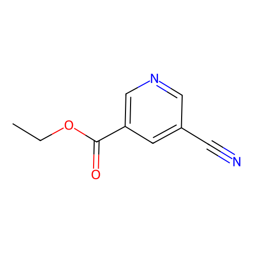 Ethyl 5-cyanopyridine-3-carboxylate structure