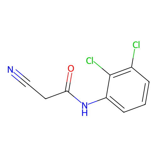 2-cyano-N-(2,3-dichlorophenyl)acetamide structure
