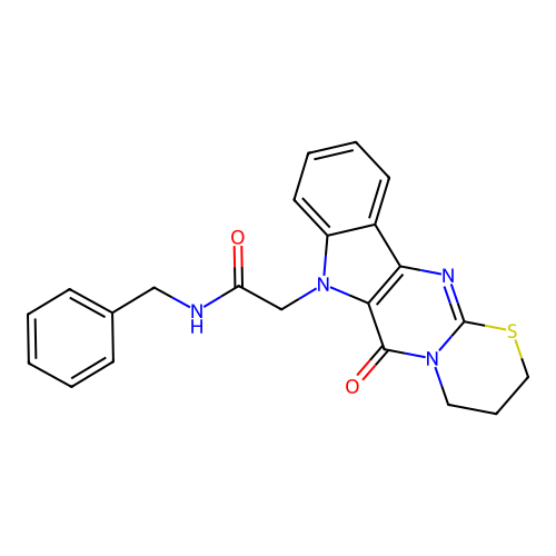 C22H20N4O2S structure