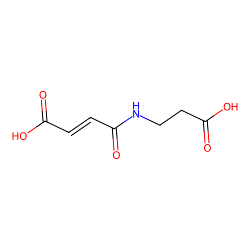2-Butenoic acid, 4-[(2-carboxyethyl)amino]-4-oxo-, (2Z)- structure