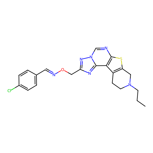 C21H21ClN6OS structure