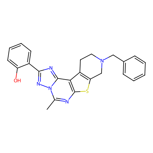 C24H21N5OS structure