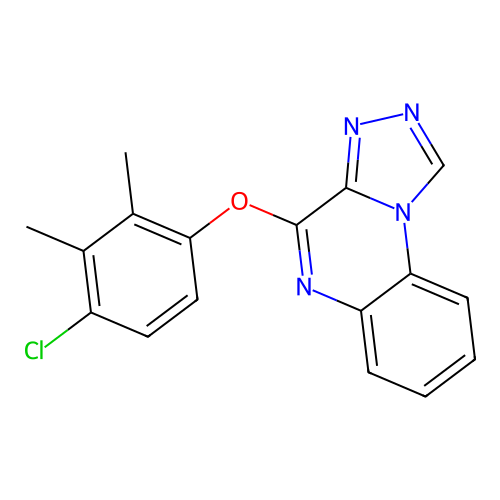 4-(4-Chloro-2,3-dimethylphenoxy)-[1,2,4]triazolo[4,3-a]quinoxaline structure