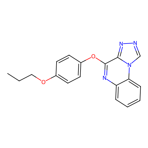 4-(4-Propoxyphenoxy)[1,2,4]triazolo[4,3-a]quinoxaline structure