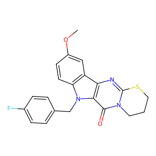 C21H18FN3O2S structure