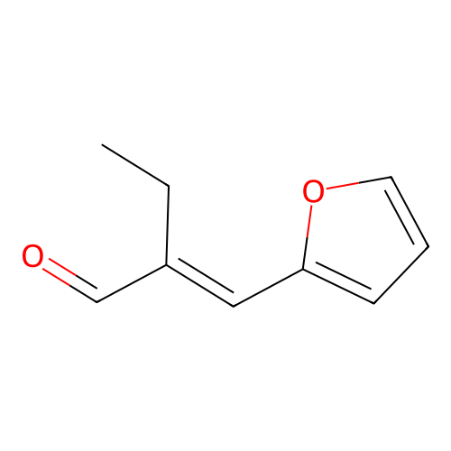 2-Furfurylidenebutyraldehyde structure