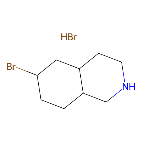 6-Bromodecahydroisoquinoline hydrobromide structure