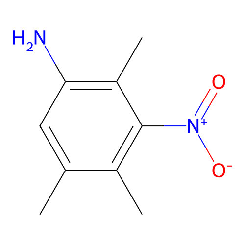 2,4,5-Trimethyl-3-nitroaniline structure