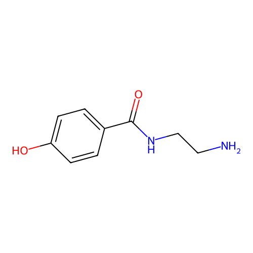 N-(2-aminoethyl)-4-hydroxybenzamide structure