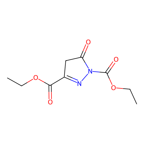 diethyl 5-oxo-4H-pyrazole-1,3-dicarboxylate structure