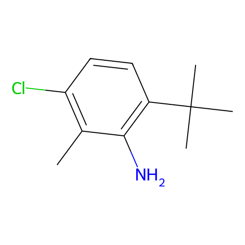 6-Tert-butyl-3-chloro-2-methylaniline structure