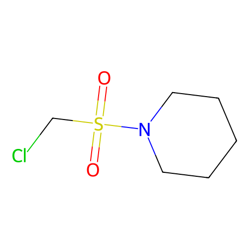 1-Chloromethanesulfonyl-piperidine structure