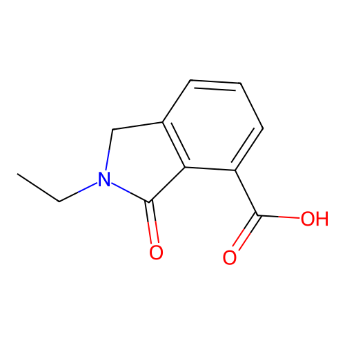 2-Ethyl-3-oxoisoindoline-4-carboxylic acid structure