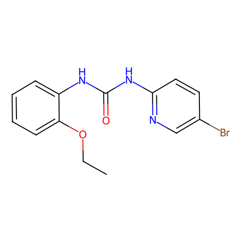 1-(5-Bromopyridin-2-yl)-3-(2-ethoxyphenyl)urea structure