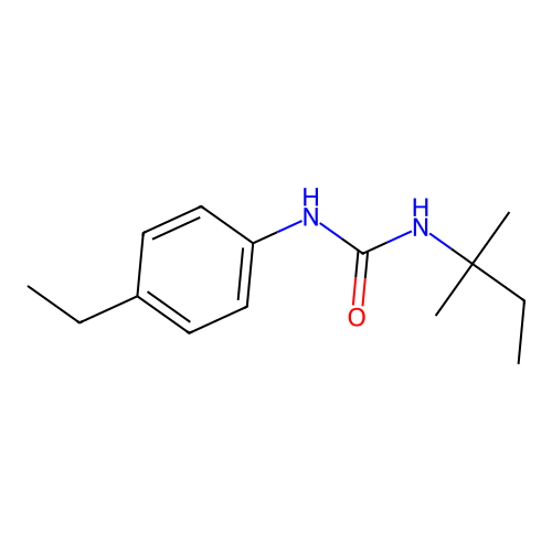 1-(4-Ethylphenyl)-3-(2-methylbutan-2-yl)urea structure