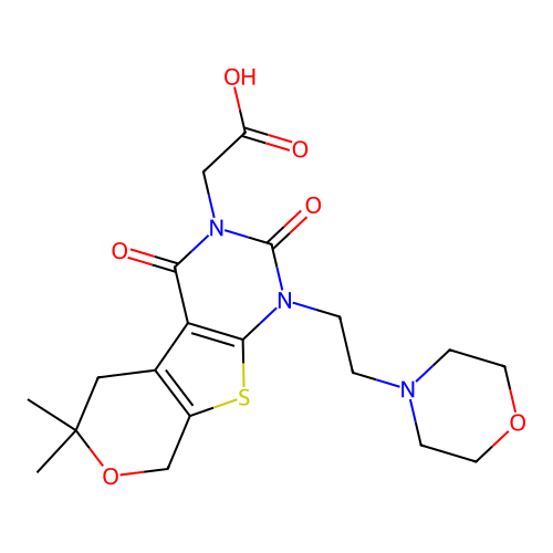 C19H25N3O6S structure