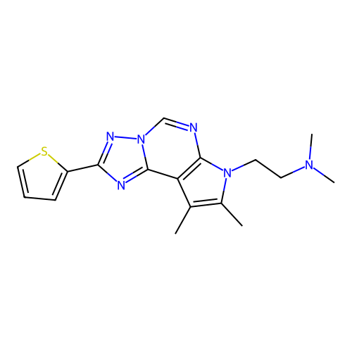 C17H20N6S structure
