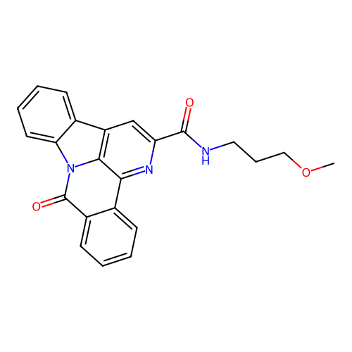 C23H19N3O3 structure