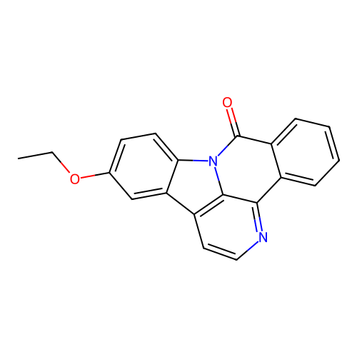 12-ethoxy-8H-benzo[c]indolo[3,2,1-ij][1,5]naphthyridin-8-one structure