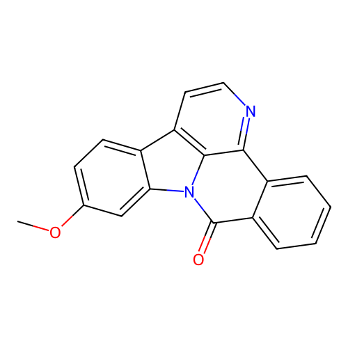 11-methoxy-8H-benzo[c]indolo[3,2,1-ij][1,5]naphthyridin-8-one structure
