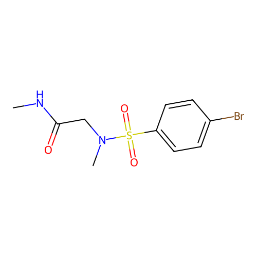 2-((4-Bromo-N-methylphenyl)sulfonamido)-N-methylacetamide structure