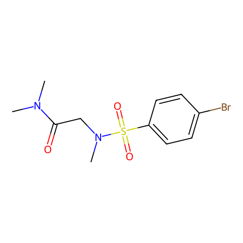 2-((4-Bromo-N-methylphenyl)sulfonamido)-N,N-dimethylacetamide structure