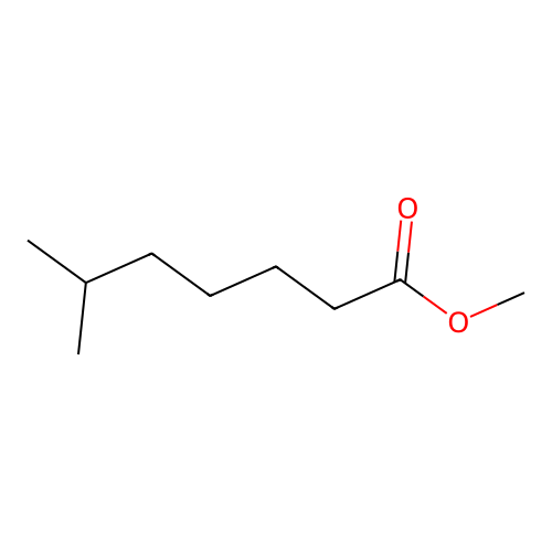 Isooctanoic acid, methyl ester structure