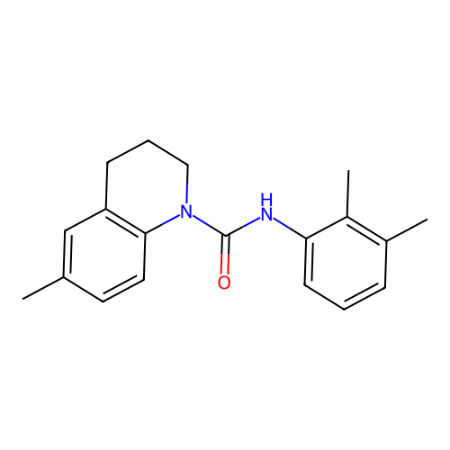 N-(2,3-dimethylphenyl)-6-methyl-3,4-dihydro-2H-quinoline-1-carboxamide structure