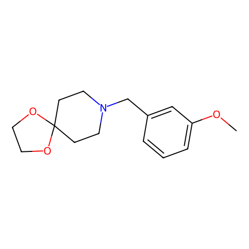 8-(3-Methoxybenzyl)-1,4-dioxa-8-azaspiro[4.5]decane structure