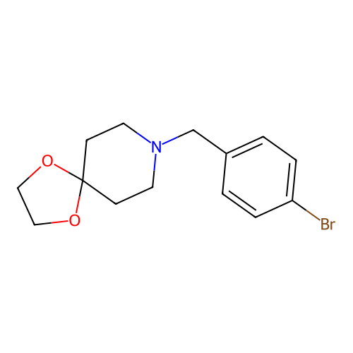 8-(4-Bromobenzyl)-1,4-dioxa-8-azaspiro[4.5]decane structure