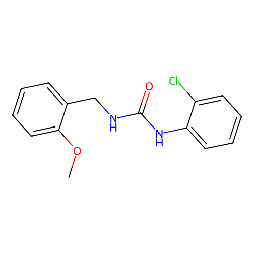 1-(2-Chlorophenyl)-3-[(2-methoxyphenyl)methyl]urea structure