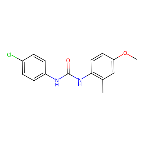 1-(4-Chlorophenyl)-3-(4-methoxy-2-methylphenyl)urea structure